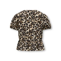 KIDS ONLY Leopard Bow Shirt til piger