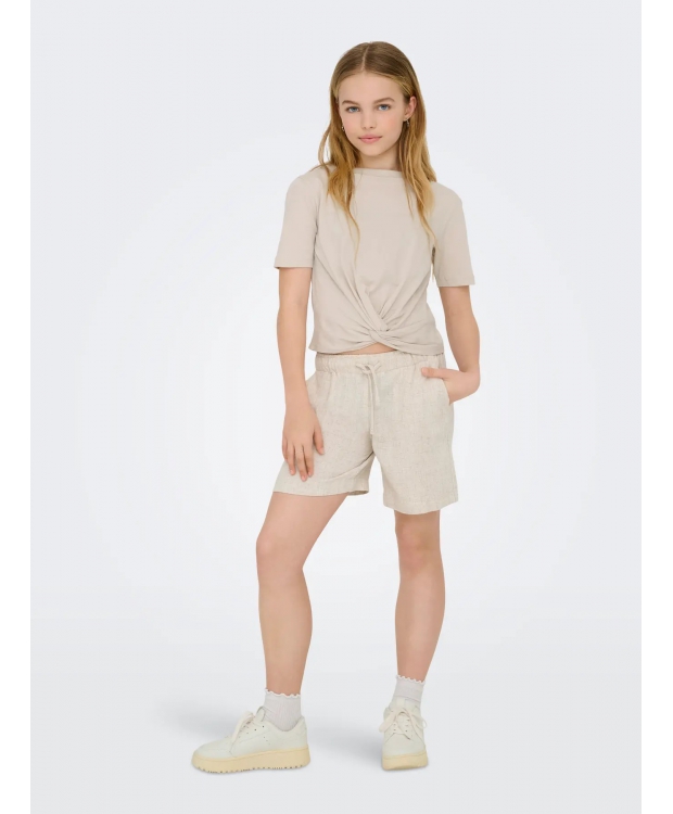 KIDS ONLY KOGSIESTA shorts i beige til piger