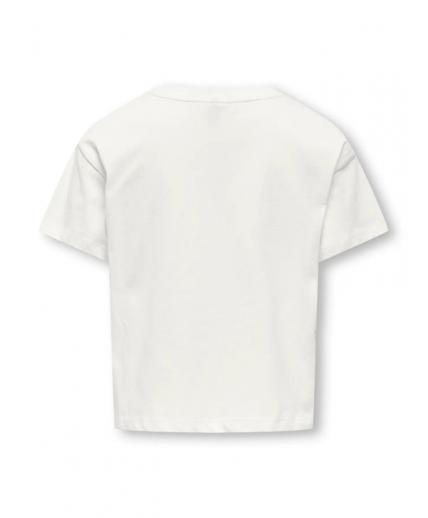 KIDS ONLY top i off-white med rødt hjerte til piger billede 6