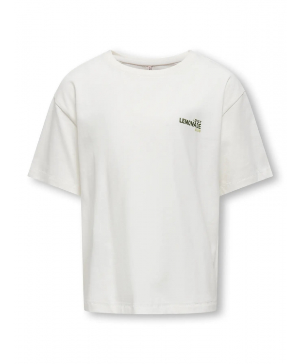 KIDS ONLY KOGHELEN  t-shirt i hvid til piger billede 3