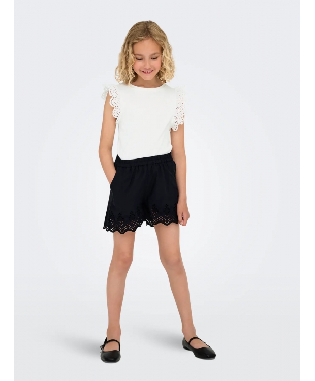 KIDS ONLY KOGDREA top i hvid til piger billede 3