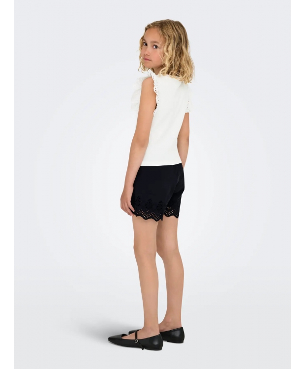 KIDS ONLY KOGDREA top i hvid til piger billede 4