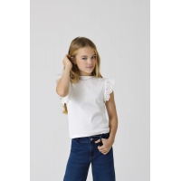 KIDS ONLY KOGDREA top i hvid til piger