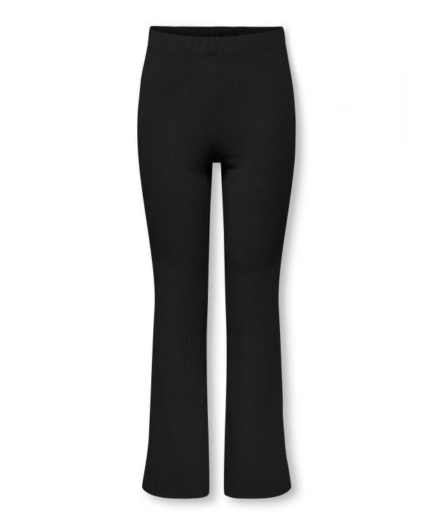 KIDS ONLY KOGFEVER flared pants i sort til piger