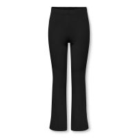 KIDS ONLY KOGFEVER flared pants i sort til piger