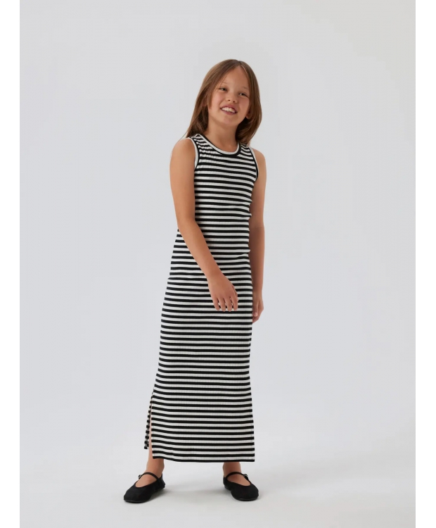 Name It kjole i slim fit med striber til piger