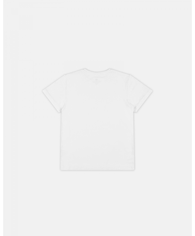 JBS Of Denmark Kids T-shirt i hvid til drenge billede 3