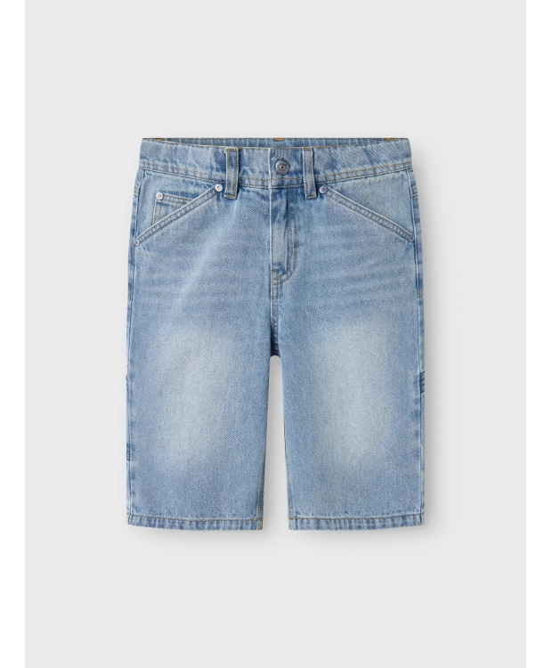 Name It Denim Shorts i lyseblå til drenge billede 5