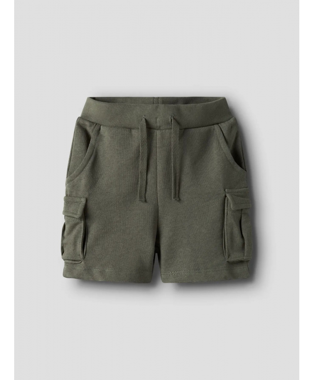 Name It Sweat Shorts i Støvet Grøn til drenge billede 3