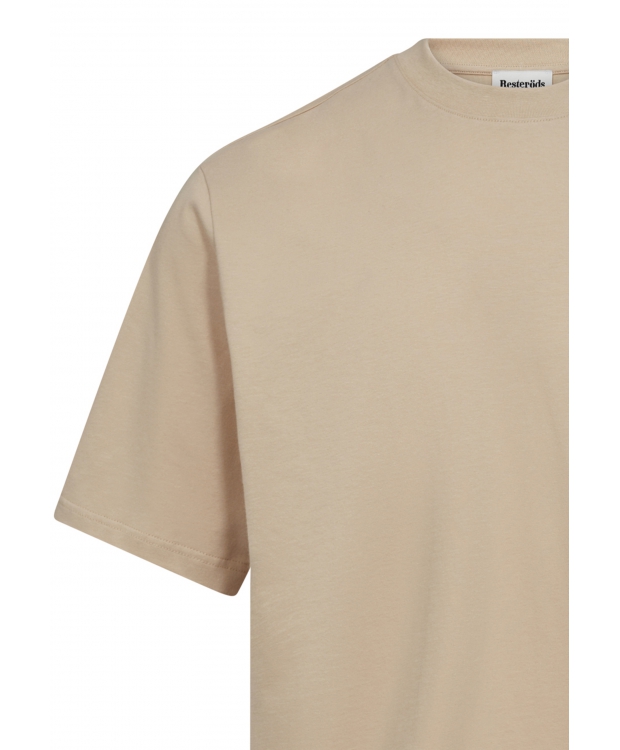 Resteröds Mid sleeve T-shirt GOTS I sandfarve til herre billede 3