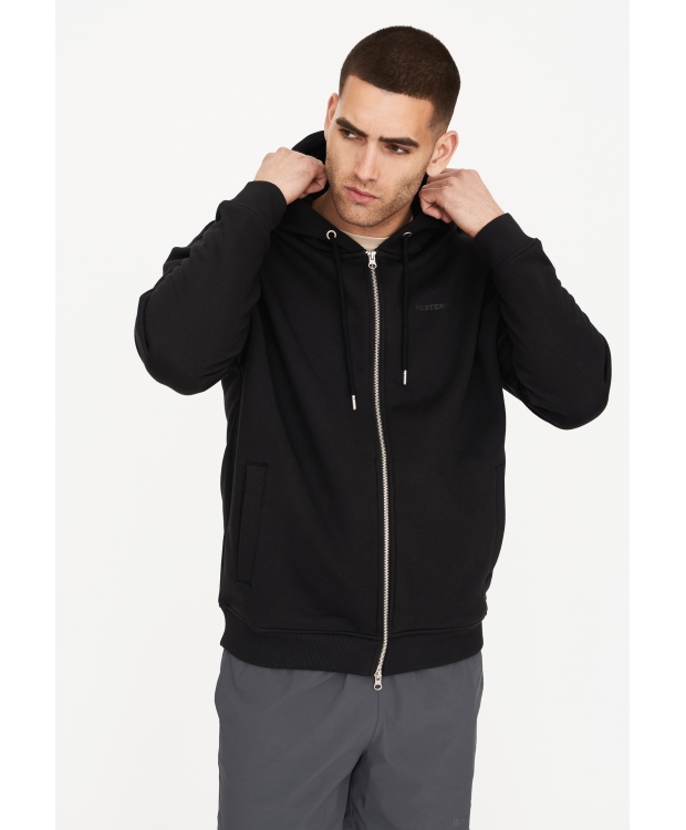 Resteröds Pete Zip Hoodie I sort til herre billede 4