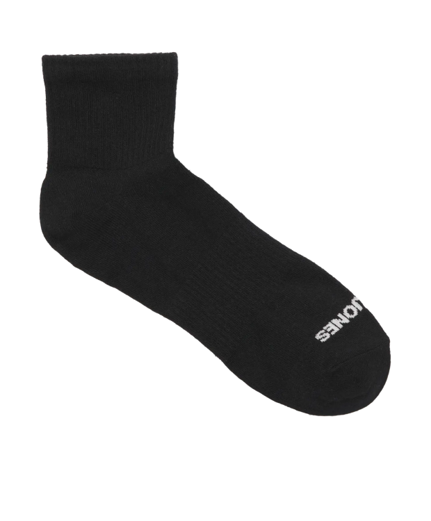 Jack & Jones 3pak korte tennisstrømper i sort til herre billede 3