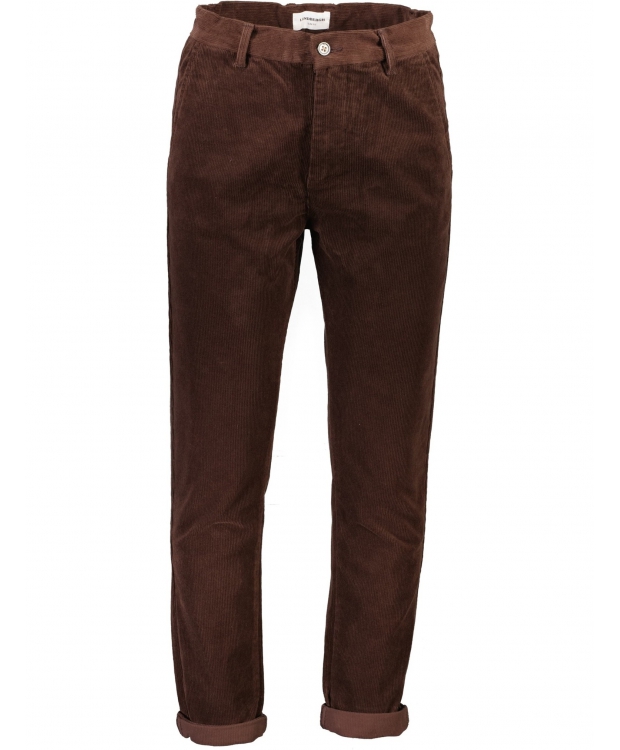 Lindbergh cropped bukser i Brun til herre