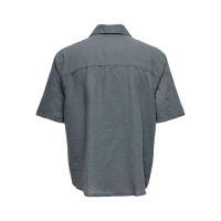 ONLY & SONS T-shirt skjorte i mørke grå til herre