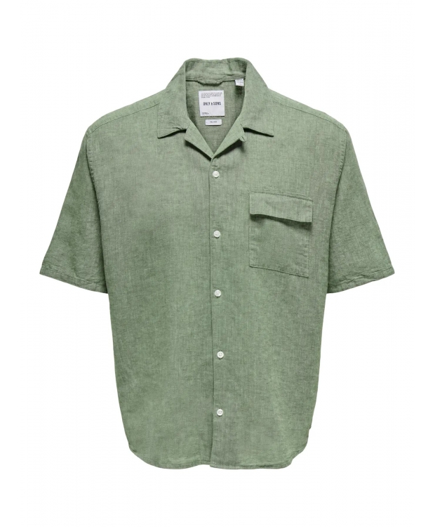 ONLY & SONS T-shirt skjorte i Grøn til herre billede 6