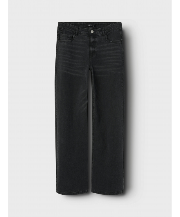 LMTD NLFBLI denim wide pants - i sort til piger billede 3