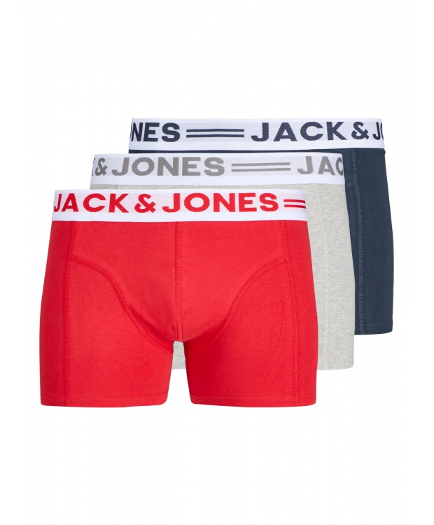 Jack & Jones 3pak underbukser/boksershorts i forskellige farver til herre billede 6