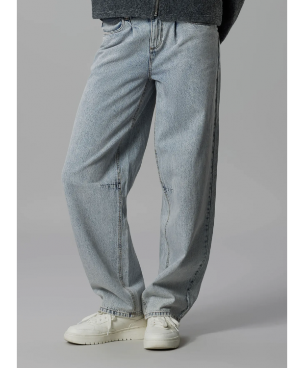 LMTD NLFBIRM NW BALLOON PANT NOOS i Lyseblå denim til piger billede 3