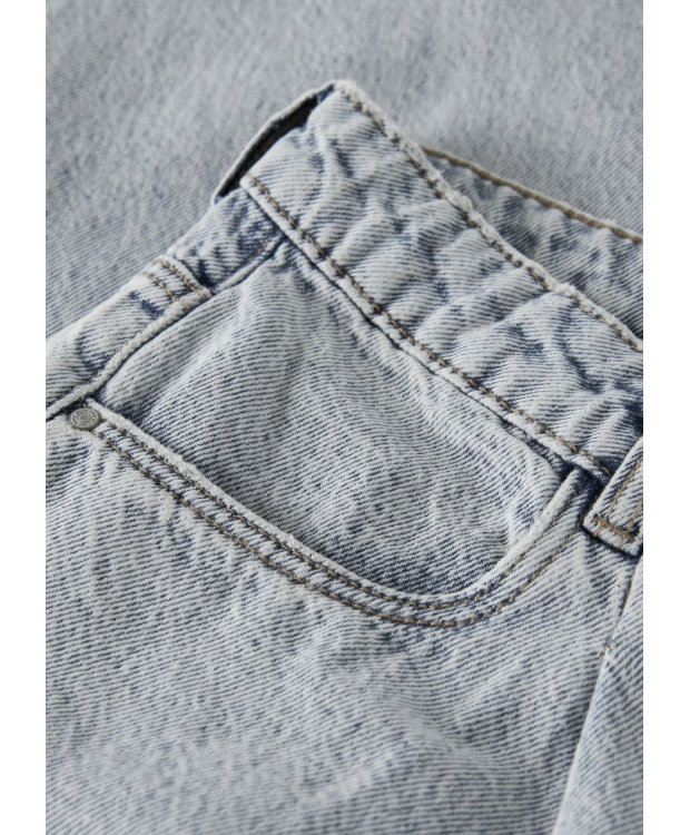 LMTD NLFBIRM NW BALLOON PANT NOOS i Lyseblå denim til piger billede 5
