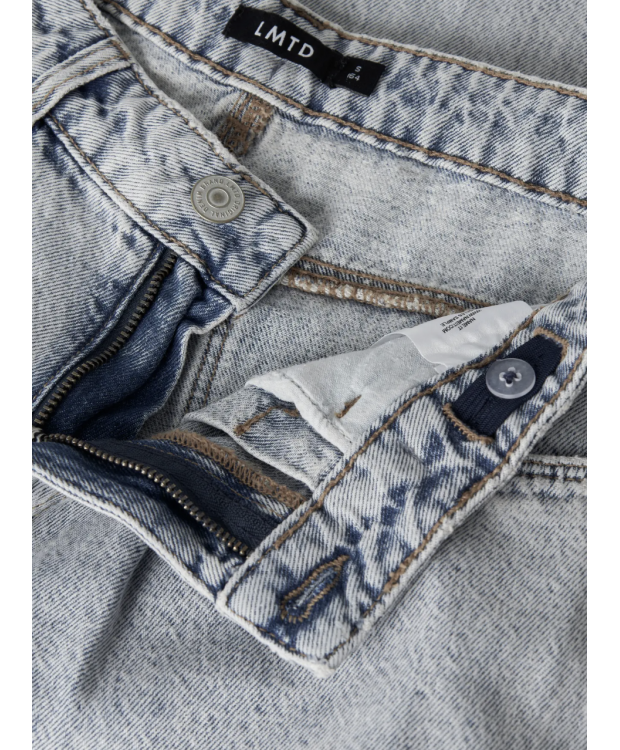 LMTD NLFBIRM NW BALLOON PANT NOOS i Lyseblå denim til piger billede 6