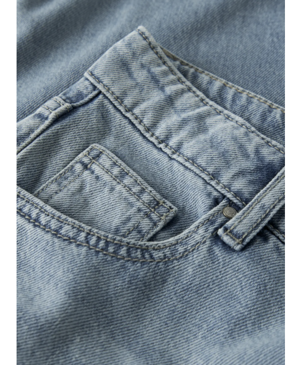 LMTD NLMBEX DNM R Straight Pant NOOS i vintage blue denim til drenge billede 3