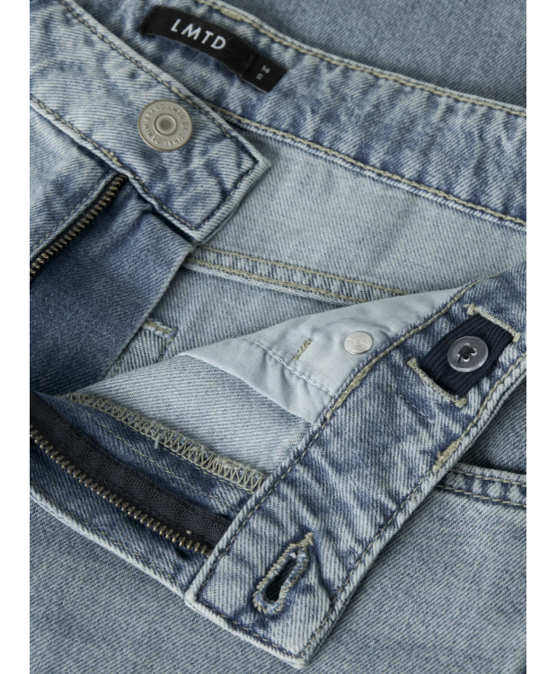 LMTD NLMBEX DNM R Straight Pant NOOS i vintage blue denim til drenge billede 4