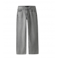 LMTD NLFBETT DNM NW R Wide Pant NOOS i light grey denim til piger