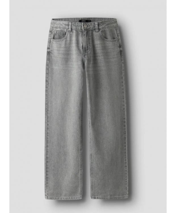 LMTD NLFBETT DNM NW R Wide Pant NOOS i light grey denim til piger