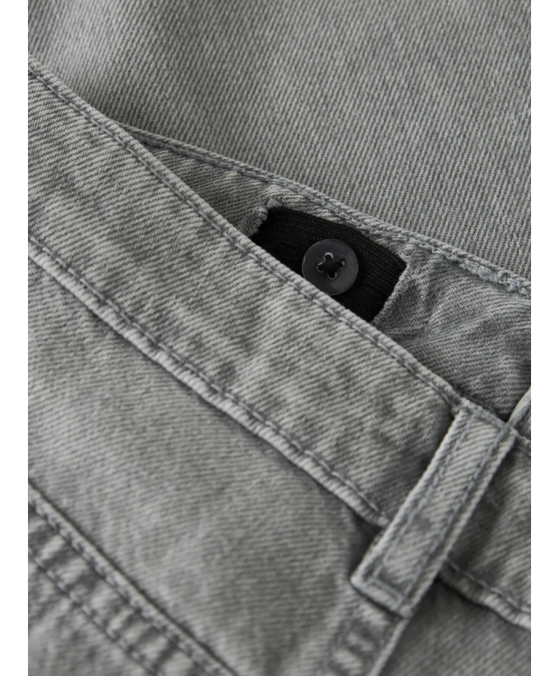 LMTD NLFBETT DNM NW R Wide Pant NOOS i light grey denim til piger billede 4