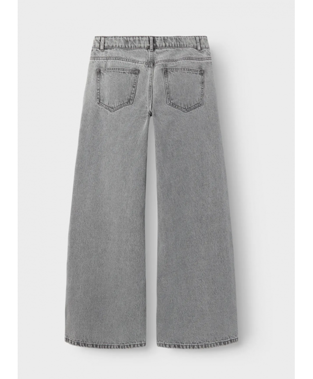 LMTD NLFKIZZA DNM LW WIDE PANT NOOS i light grey denim til piger billede 5