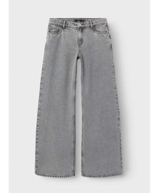 LMTD NLFKIZZA DNM LW WIDE PANT NOOS i light grey denim til piger billede 6