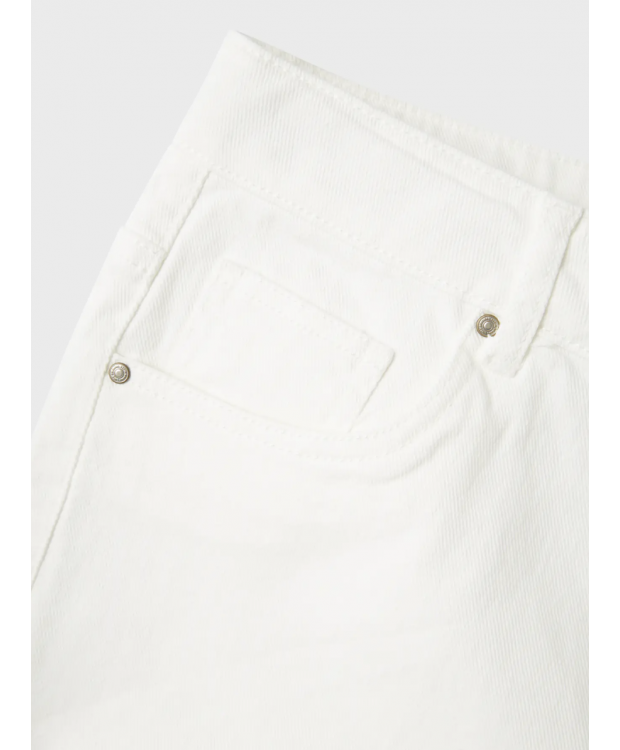 LMTD NLMTAZZA TWI DAD STRAIGHT PANT NOOS  I hvid til drenge billede 3