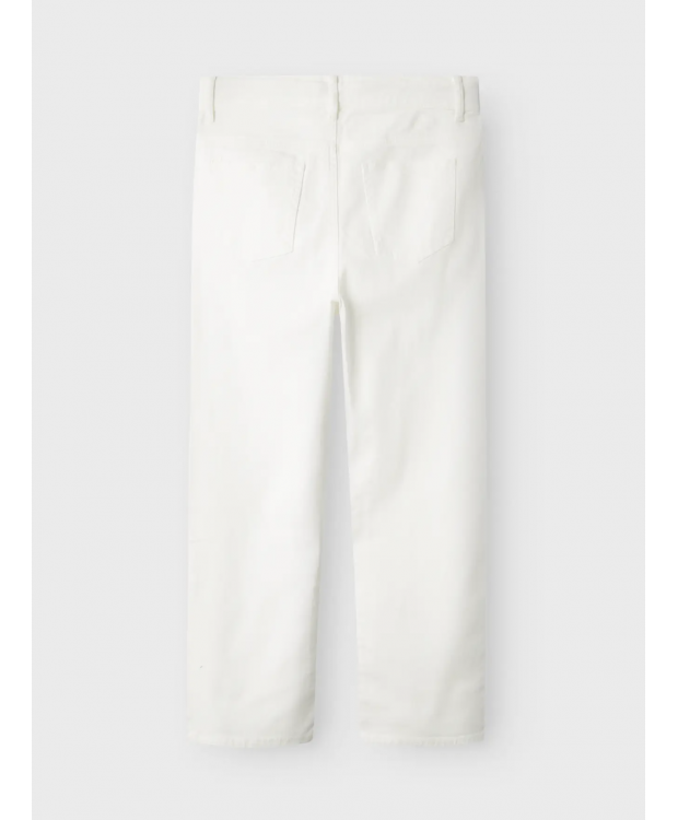 LMTD NLMTAZZA TWI DAD STRAIGHT PANT NOOS  I hvid til drenge billede 5