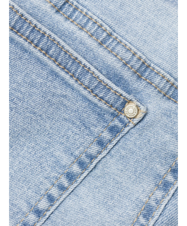 LMTD NLFTARIANNES DNM LW STRAIGHT PANT NOOS i lyseblå denim til piger billede 5