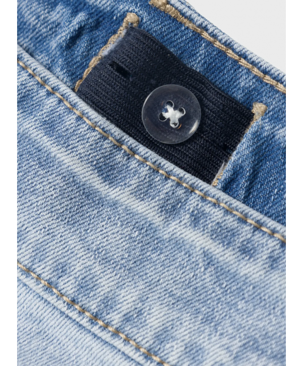 LMTD NLFTARIANNES DNM LW STRAIGHT PANT NOOS i lyseblå denim til piger billede 6