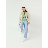 LMTD NLFTARIANNES DNM LW STRAIGHT PANT NOOS i lyseblå denim til piger