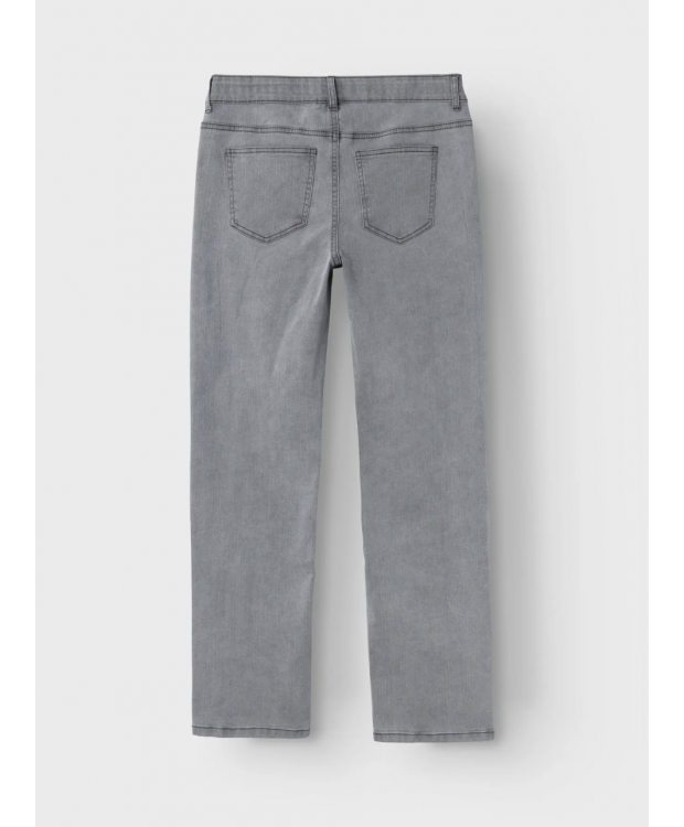 LMTD NLFTARIANNES DNM LW STRAIGHT PANT NOOS i grå denim til piger billede 5