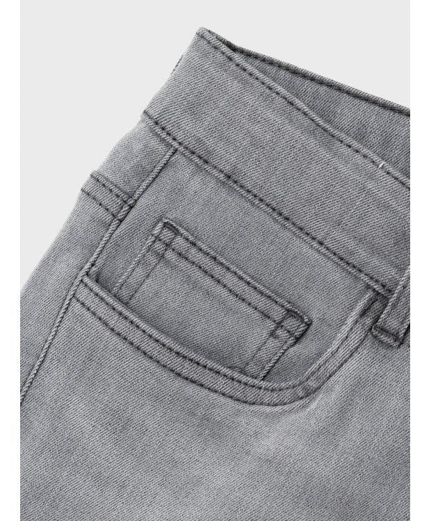 LMTD NLFTARIANNES DNM LW STRAIGHT PANT NOOS i grå denim til piger billede 7
