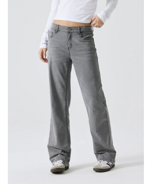 LMTD NLFTARIANNES DNM LW STRAIGHT PANT NOOS i grå denim til piger billede 4