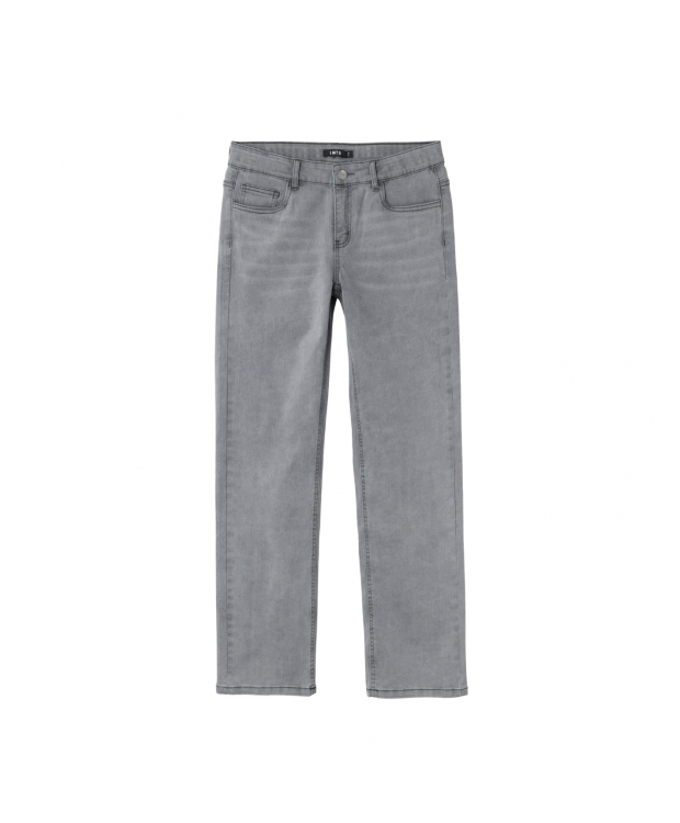 LMTD NLFTARIANNES DNM LW STRAIGHT PANT NOOS i grå denim til piger billede 3