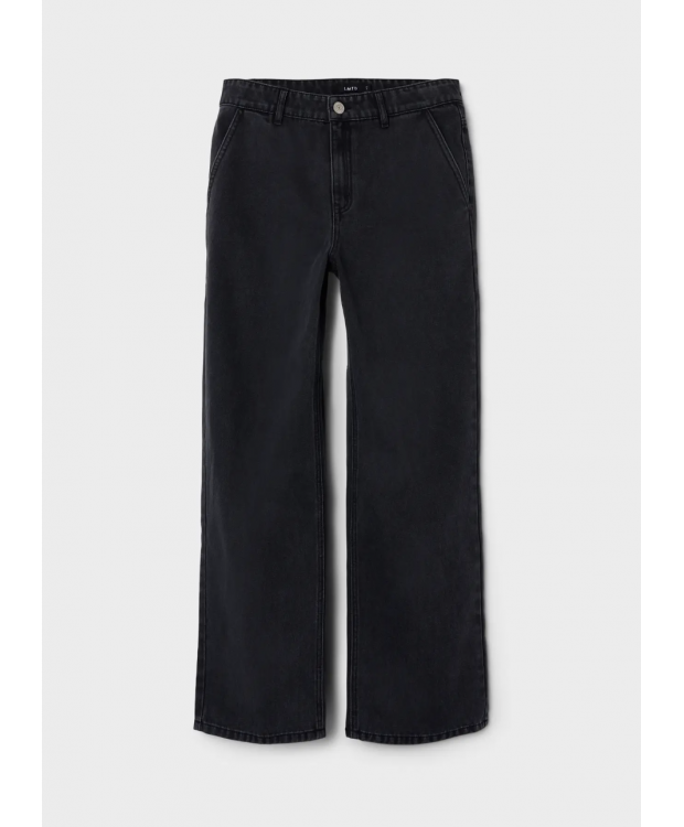 LMTD NLMTOIZZA DNM LOOSE PANT NOOS i sort denim til drenge billede 4
