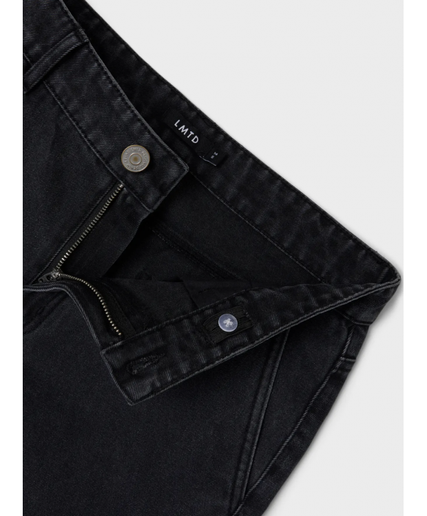 LMTD NLMTOIZZA DNM LOOSE PANT NOOS i sort denim til drenge billede 5