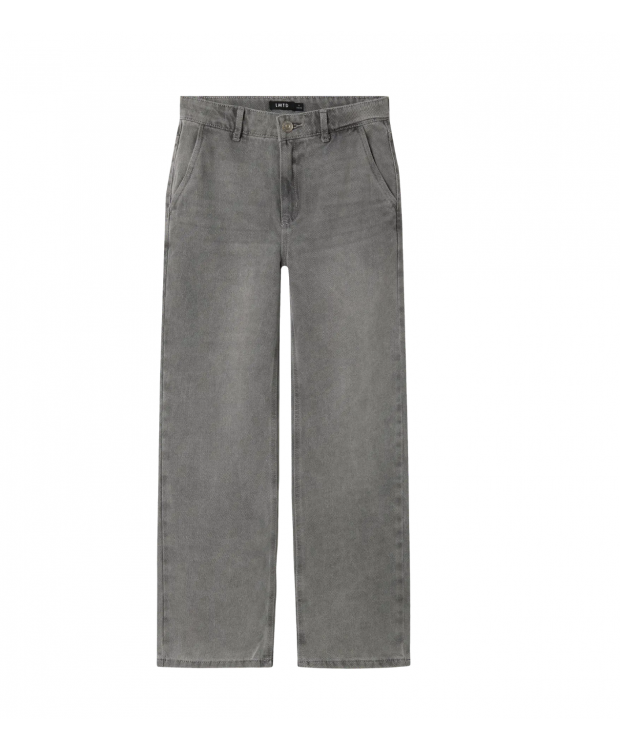 LMTD NLMTOIZZA DNM LOOSE PANT NOOS i grå denim til drenge