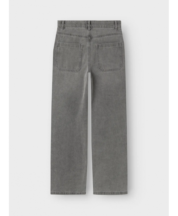 LMTD NLMTOIZZA DNM LOOSE PANT NOOS i grå denim til drenge billede 3