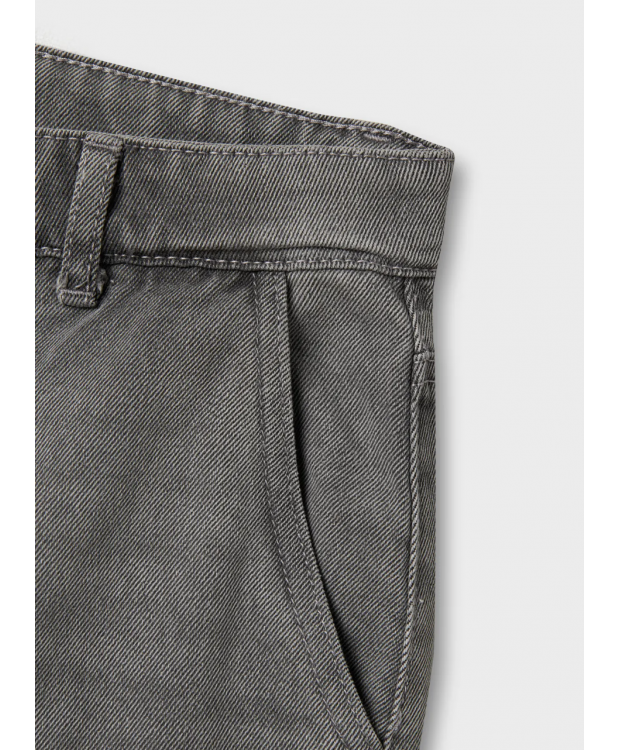LMTD NLMTOIZZA DNM LOOSE PANT NOOS i grå denim til drenge billede 6