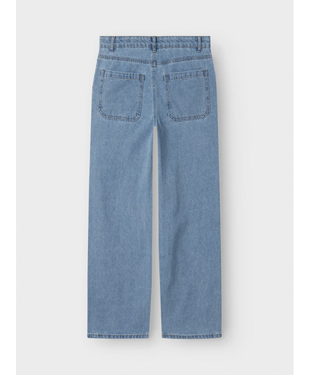 LMTD NLMTOIZZA DNM LOOSE PANT NOOS i lyseblå denim til drenge