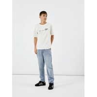 LMTD NLMNIZZA DNM DAD PANT NOOS i lyseblå denim til drenge