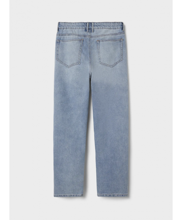 LMTD NLMNIZZA DNM DAD PANT NOOS i lyseblå denim til drenge billede 3