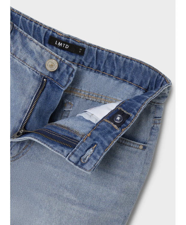 LMTD NLMNIZZA DNM DAD PANT NOOS i lyseblå denim til drenge billede 6