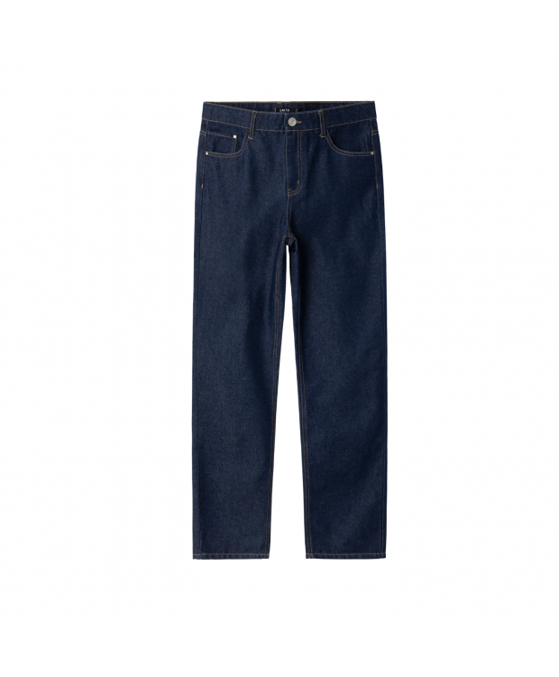 LMTD NLMNIZZA DNM DAD PANT NOOS i mørkeblå denim til drenge